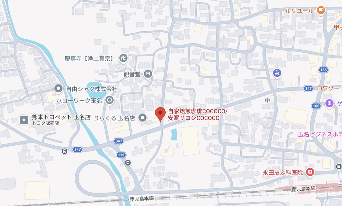COCOCO珈琲 地図